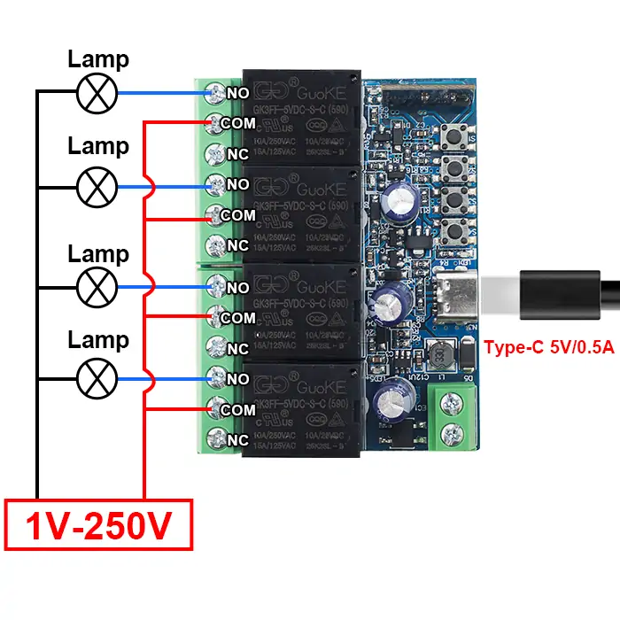 QIACHIP KR0548-4CH Wiring Diagram 3.webp