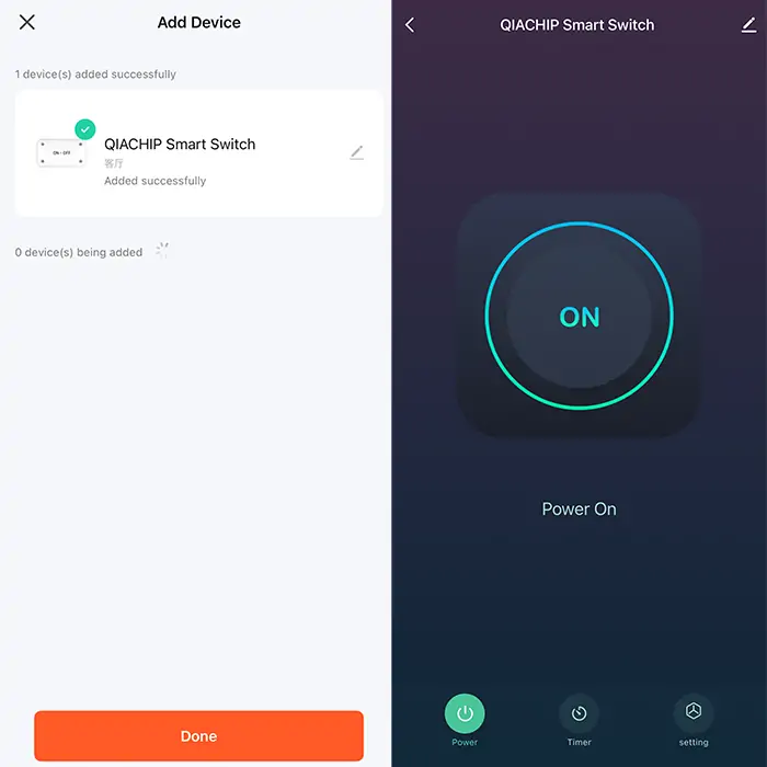 QIACHIP KR2201W-4 Pairing with Tuya APP Figure3.webp
