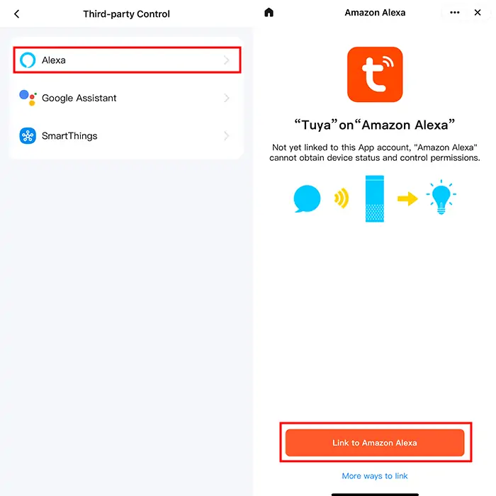 QIACHIP KR2201WB How to connect to third-party applications such as Alexa and Google assistant Figure2.webp